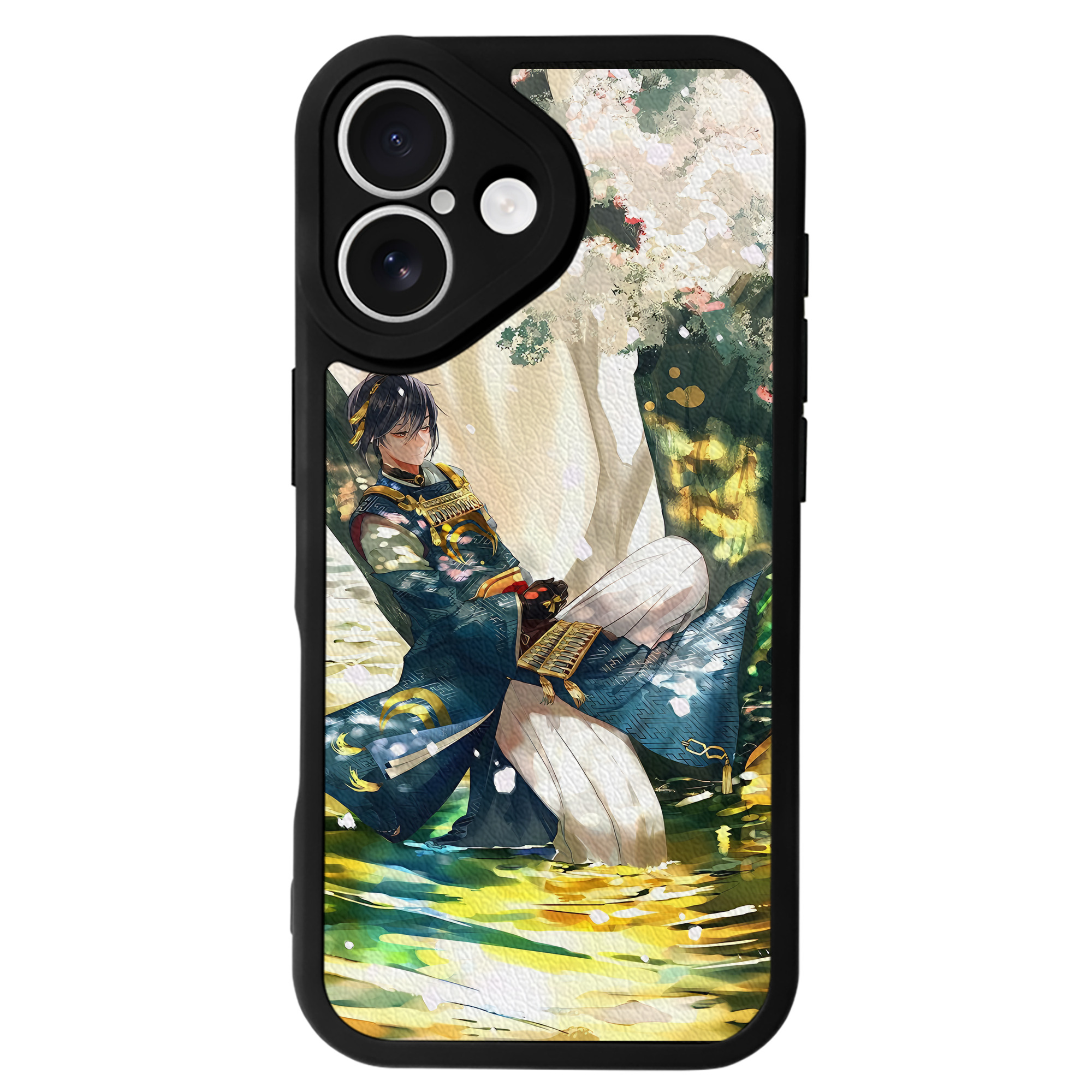 （画像用） 刀剣乱舞 Touken Ranbu 【iPhone 16シリーズ対応】シリコンスマホケース（レザー調） 材質：シリコン
